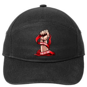 Uaw Strike Red United 7-Panel Snapback Hat