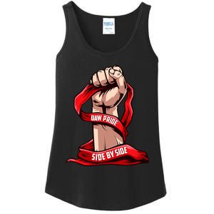 Uaw Strike Red United Ladies Essential Tank