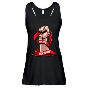 Uaw Strike Red United Ladies Essential Flowy Tank