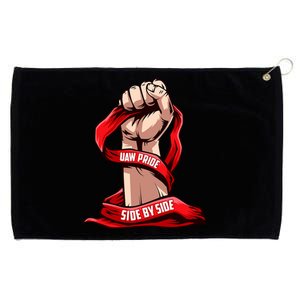 Uaw Strike Red United Grommeted Golf Towel