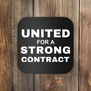 UAW Strike Red United Auto Workers Picket Sign Coaster