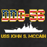 USS John McCain DDG-56 USA Flag Adult Drive Performance Visor