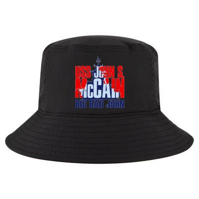 USS John S. McCain Big Bad John Cool Comfort Performance Bucket Hat