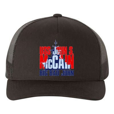 USS John S. McCain Big Bad John Yupoong Adult 5-Panel Trucker Hat