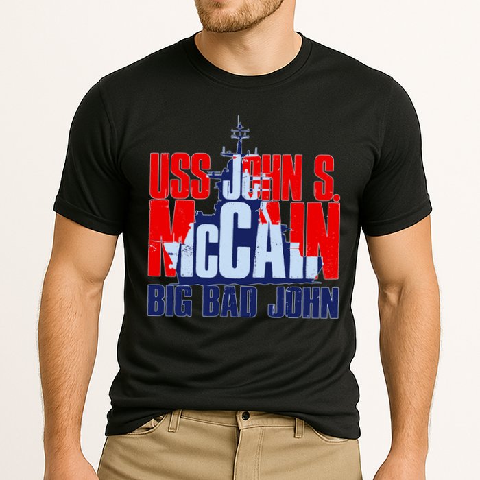 USS John S. McCain Big Bad John Cooling Performance Crew T-Shirt