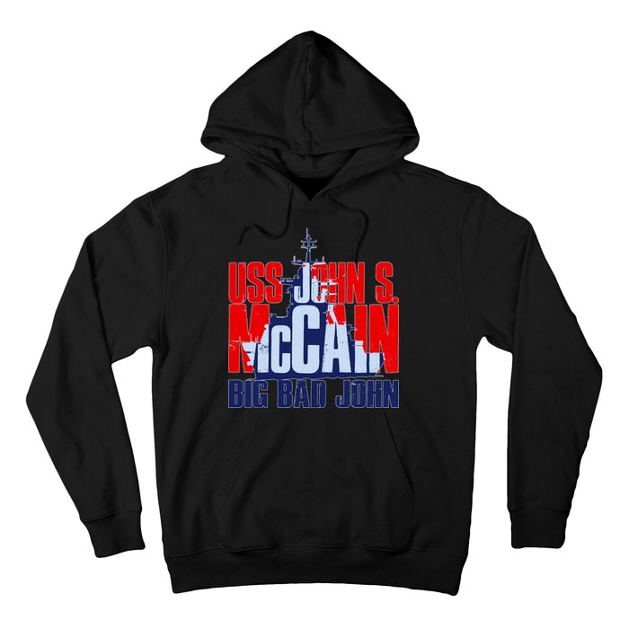 USS John S. McCain Big Bad John Hoodie