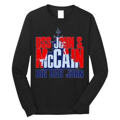 USS John S. McCain Big Bad John Long Sleeve Shirt