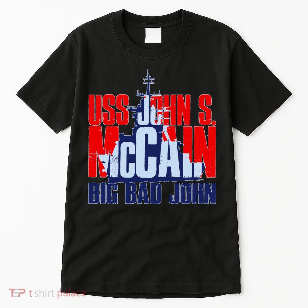 USS John S. McCain Big Bad John Tall T-Shirt