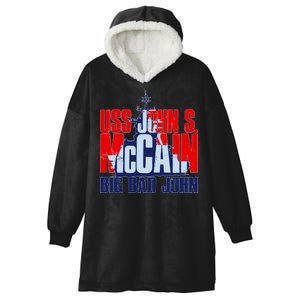 USS John S. McCain Big Bad John Hooded Wearable Blanket