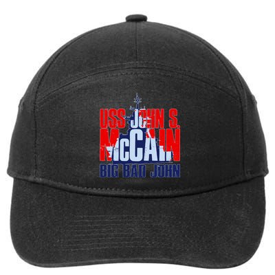 USS John S. McCain Big Bad John 7-Panel Snapback Hat