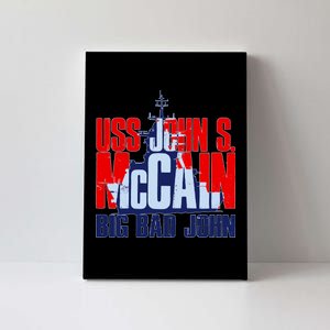 USS John S. McCain Big Bad John Canvas