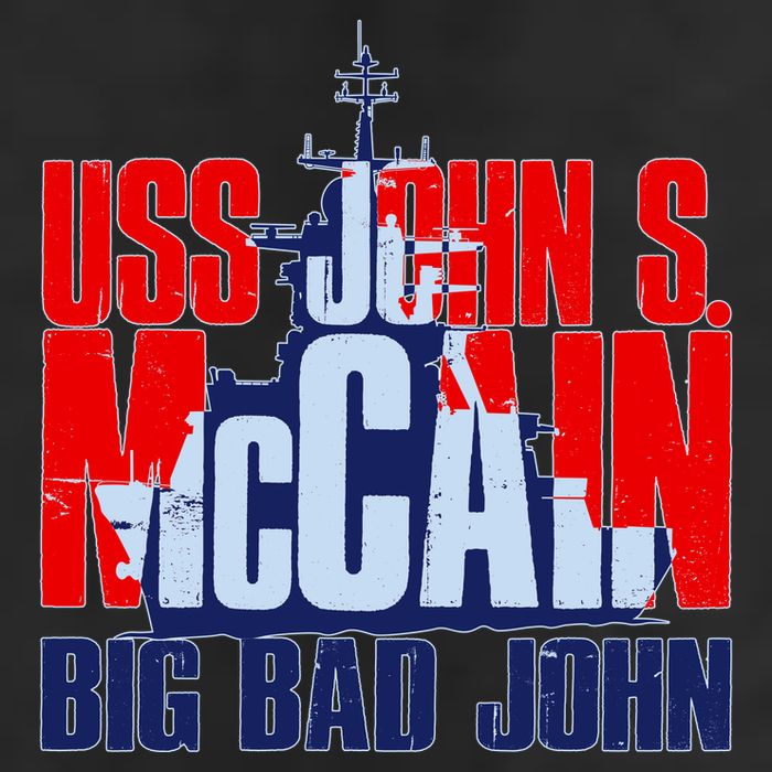 USS John S. McCain Big Bad John Adult Drive Performance Visor