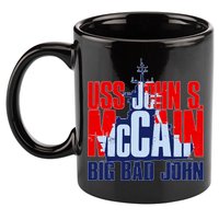 USS John S. McCain Big Bad John 11oz C Handle Ceramic Mug