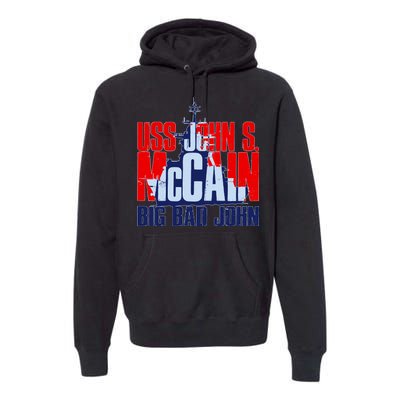 USS John S. McCain Big Bad John Premium Hoodie