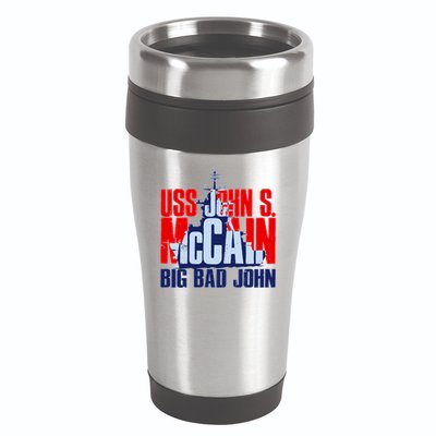 USS John S. McCain Big Bad John 16oz Travel Tumbler