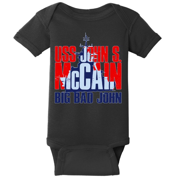 USS John S. McCain Big Bad John Baby Bodysuit