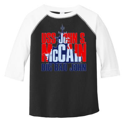 USS John S. McCain Big Bad John Toddler Fine Jersey T-Shirt