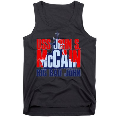 USS John S. McCain Big Bad John Tank Top