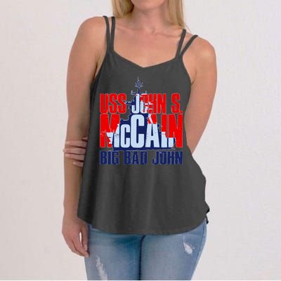 USS John S. McCain Big Bad John Women's Strappy Tank