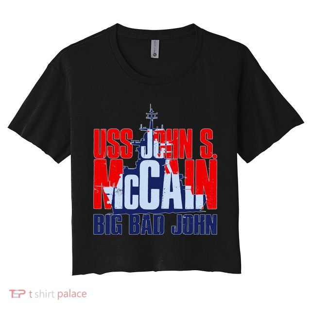 USS John S. McCain Big Bad John Crop Top