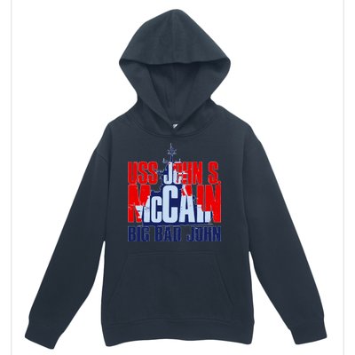 USS John S. McCain Big Bad John Urban Pullover Hoodie