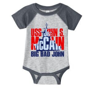 USS John S. McCain Big Bad John Infant Baby Jersey Bodysuit