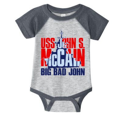 USS John S. McCain Big Bad John Infant Baby Jersey Bodysuit