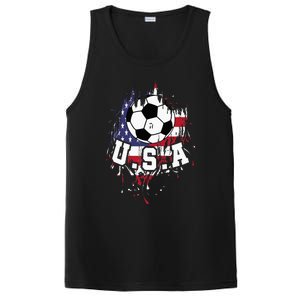 United States Soccer American Football USA Futbol PosiCharge Competitor Tank