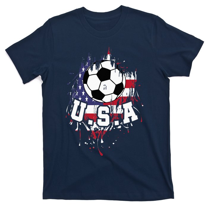 United States Soccer American Football USA Futbol T-Shirt