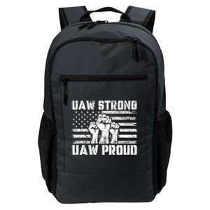 UAW Strong Solidarity UAW Proud Union UAW Laborer Worker Daily Commute Backpack