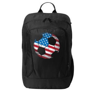 United States Soccer Ball Flag Jersey Gift Usa Football City Backpack