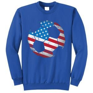 United States Soccer Ball Flag Jersey Gift Usa Football Sweatshirt