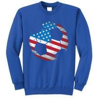 United States Soccer Ball Flag Jersey Gift Usa Football Sweatshirt