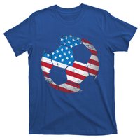 United States Soccer Ball Flag Jersey Gift Usa Football T-Shirt