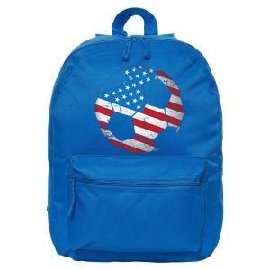 United States Soccer Ball Flag Jersey Gift Usa Football 16 in Basic Backpack