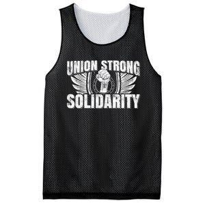 Union Strong Solidarity UAW Worker Laborer Mesh Reversible Basketball Jersey Tank