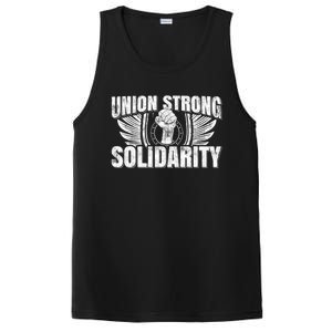 Union Strong Solidarity UAW Worker Laborer PosiCharge Competitor Tank