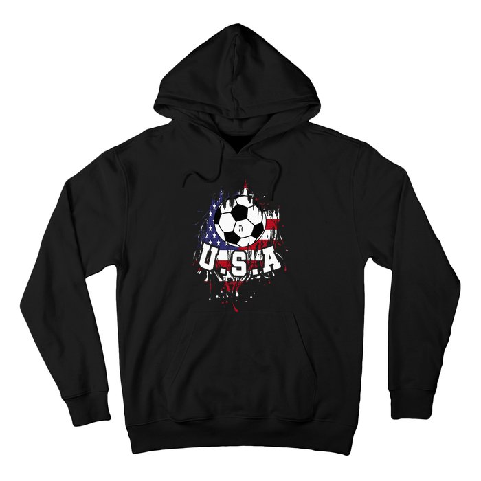 United States Soccer American Football Usa Futbol Hoodie