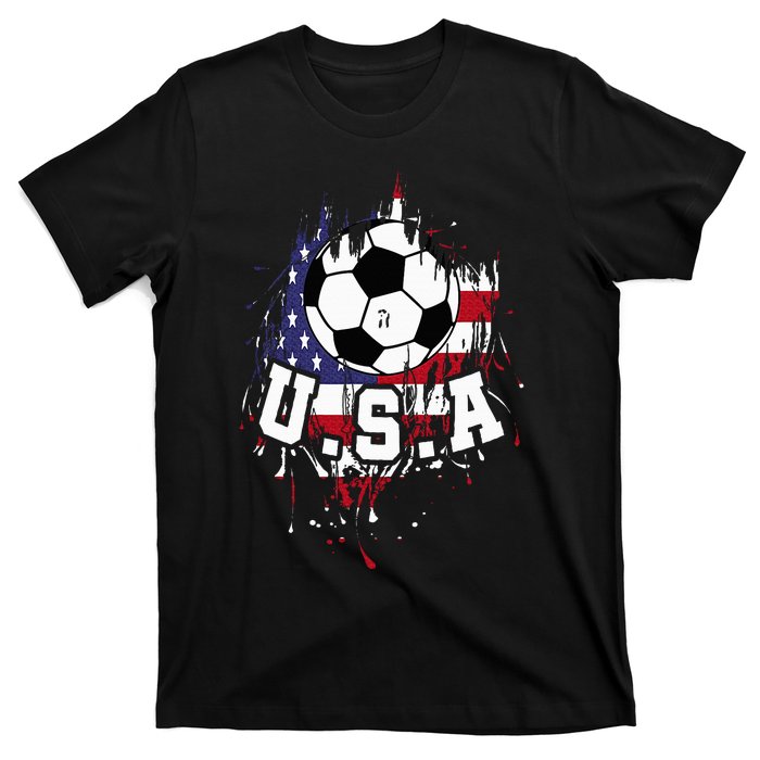 United States Soccer American Football Usa Futbol T-Shirt