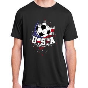 United States Soccer American Football Usa Futbol Adult ChromaSoft Performance T-Shirt