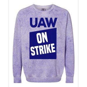 UAW Strong Solidarity UAW Laborer Worker UAW Proud Union Colorblast Crewneck Sweatshirt