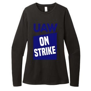 UAW Strong Solidarity UAW Laborer Worker UAW Proud Union Womens CVC Long Sleeve Shirt