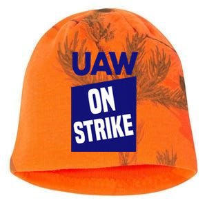 UAW Strong Solidarity UAW Laborer Worker UAW Proud Union Kati - Camo Knit Beanie