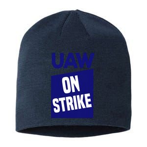 UAW Strong Solidarity UAW Laborer Worker UAW Proud Union Sustainable Beanie