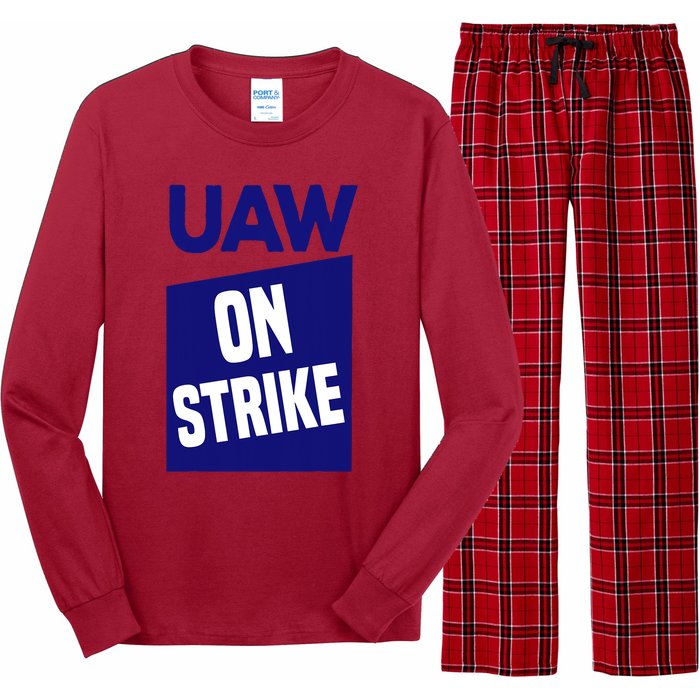 UAW Strong Solidarity UAW Laborer Worker UAW Proud Union Long Sleeve Pajama Set