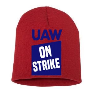 UAW Strong Solidarity UAW Laborer Worker UAW Proud Union Short Acrylic Beanie