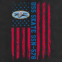 Uss Skate Ssn578 American Flag Submarine 11oz C Handle Ceramic Mug