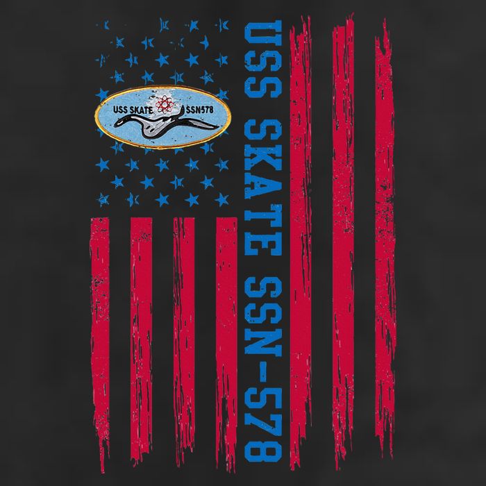Uss Skate Ssn578 American Flag Submarine 11oz C Handle Ceramic Mug