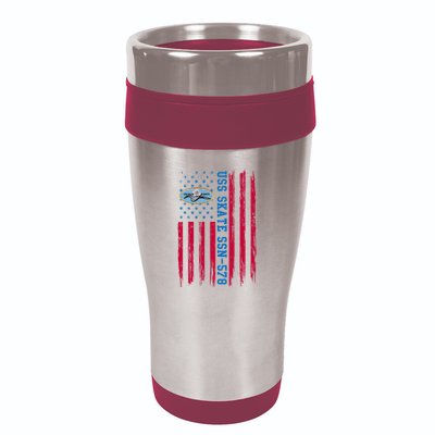 Uss Skate Ssn578 American Flag Submarine 16oz Travel Tumbler