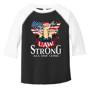 UAW Strong Solidarity UAW Proud Union UAW Laborer Worker Toddler Fine Jersey T-Shirt